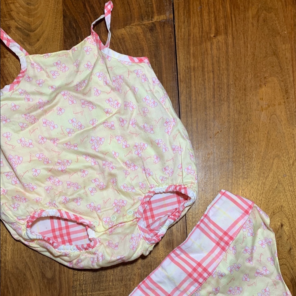 Burberry baby romper